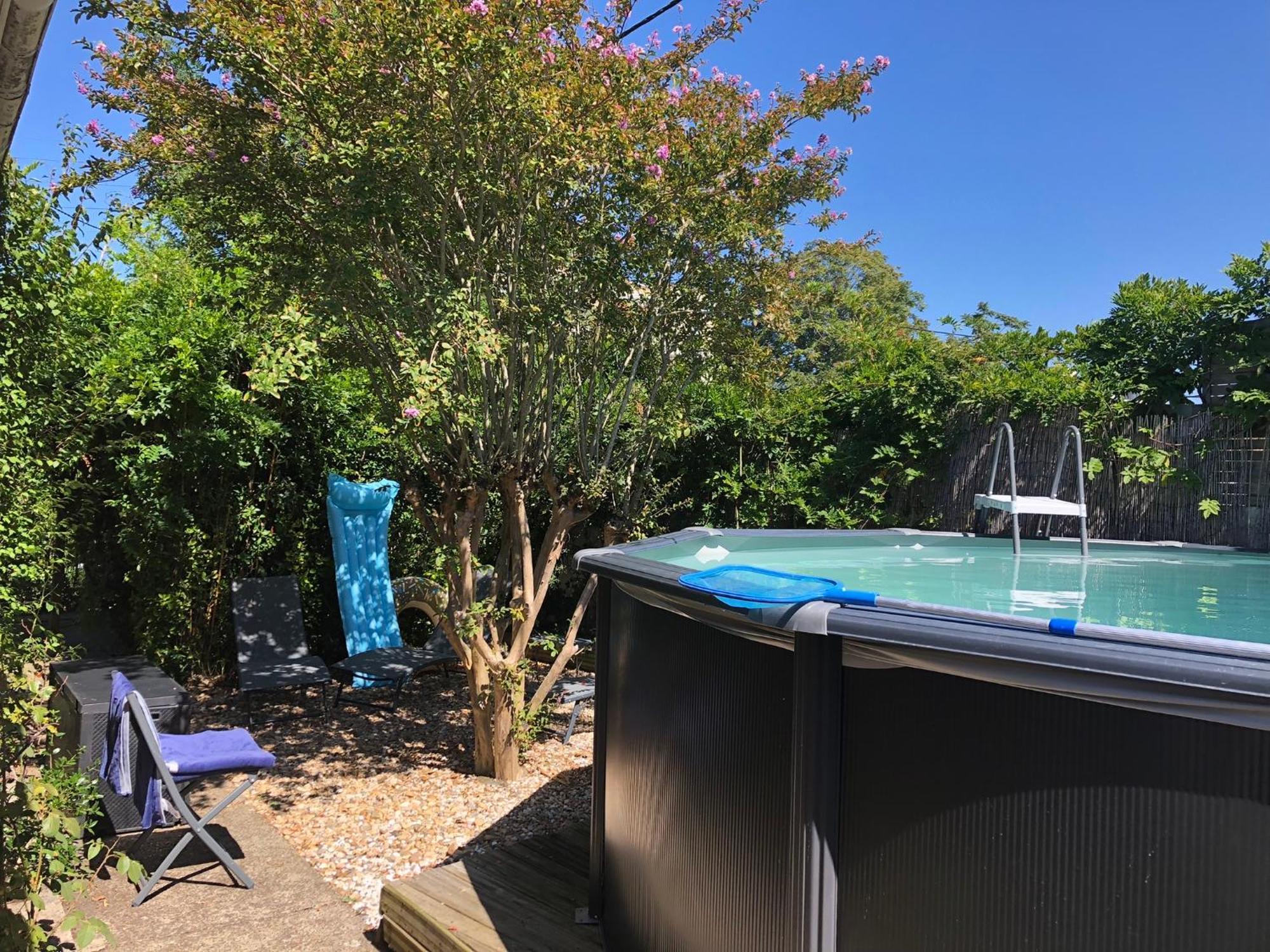 Maison A Arcachon Avec Piscine Hors-Sol Eksteriør bilde
